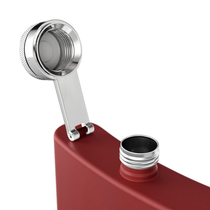 Bride's Crew Red Stainless 6oz Steel Flask