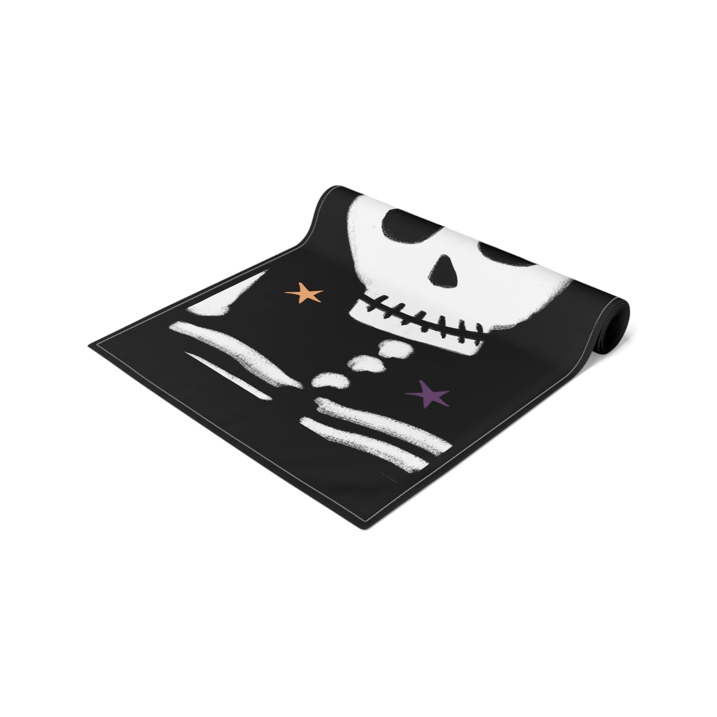 Dancing Skeleton Halloween Table Runner