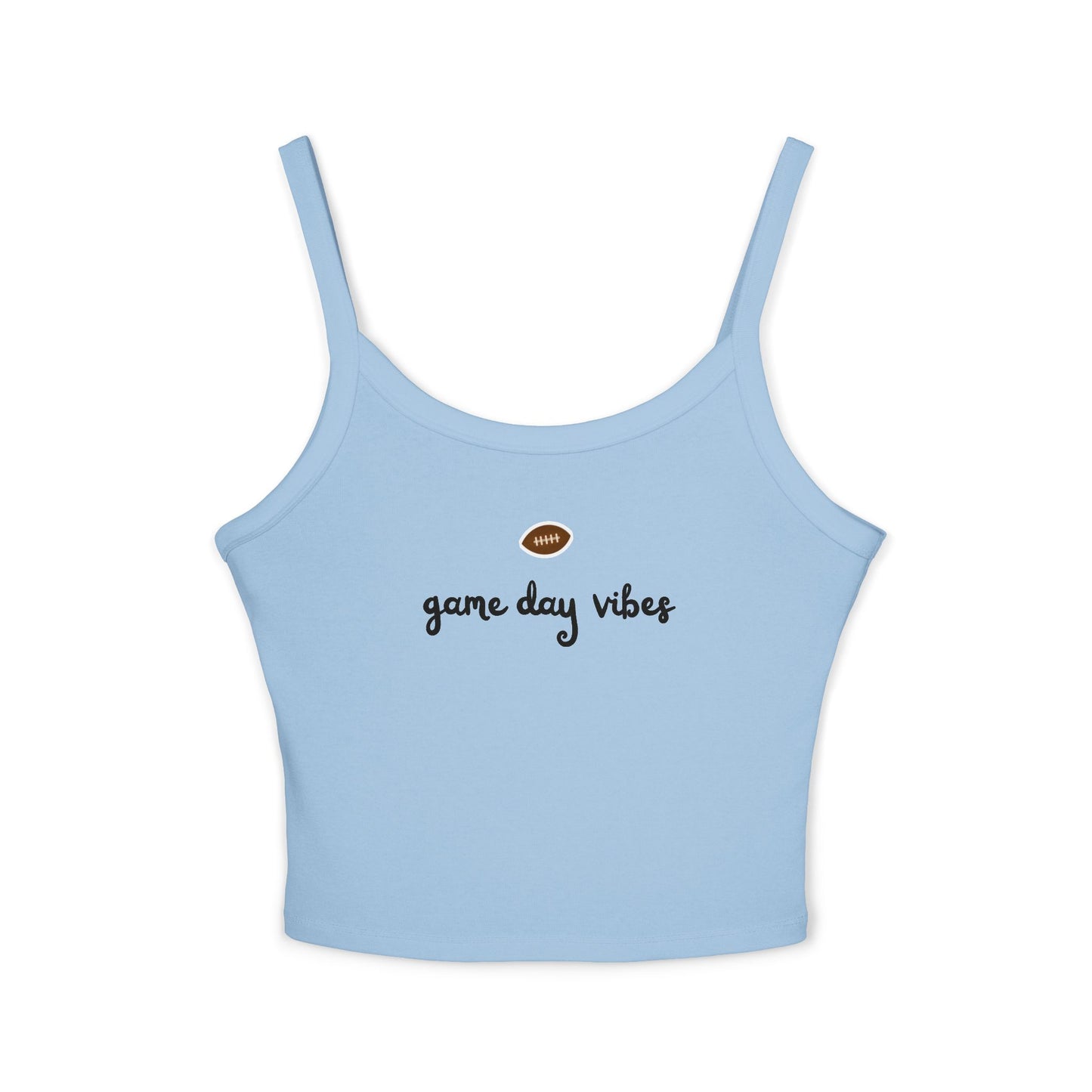 Football Game Day Vibes Crop Tank Top