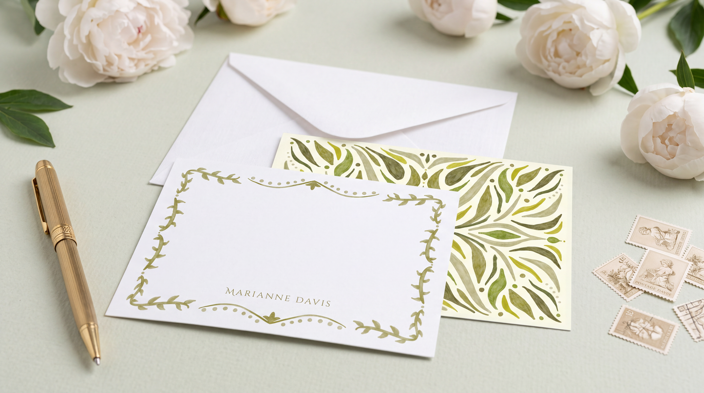 Botanical Note Card Set