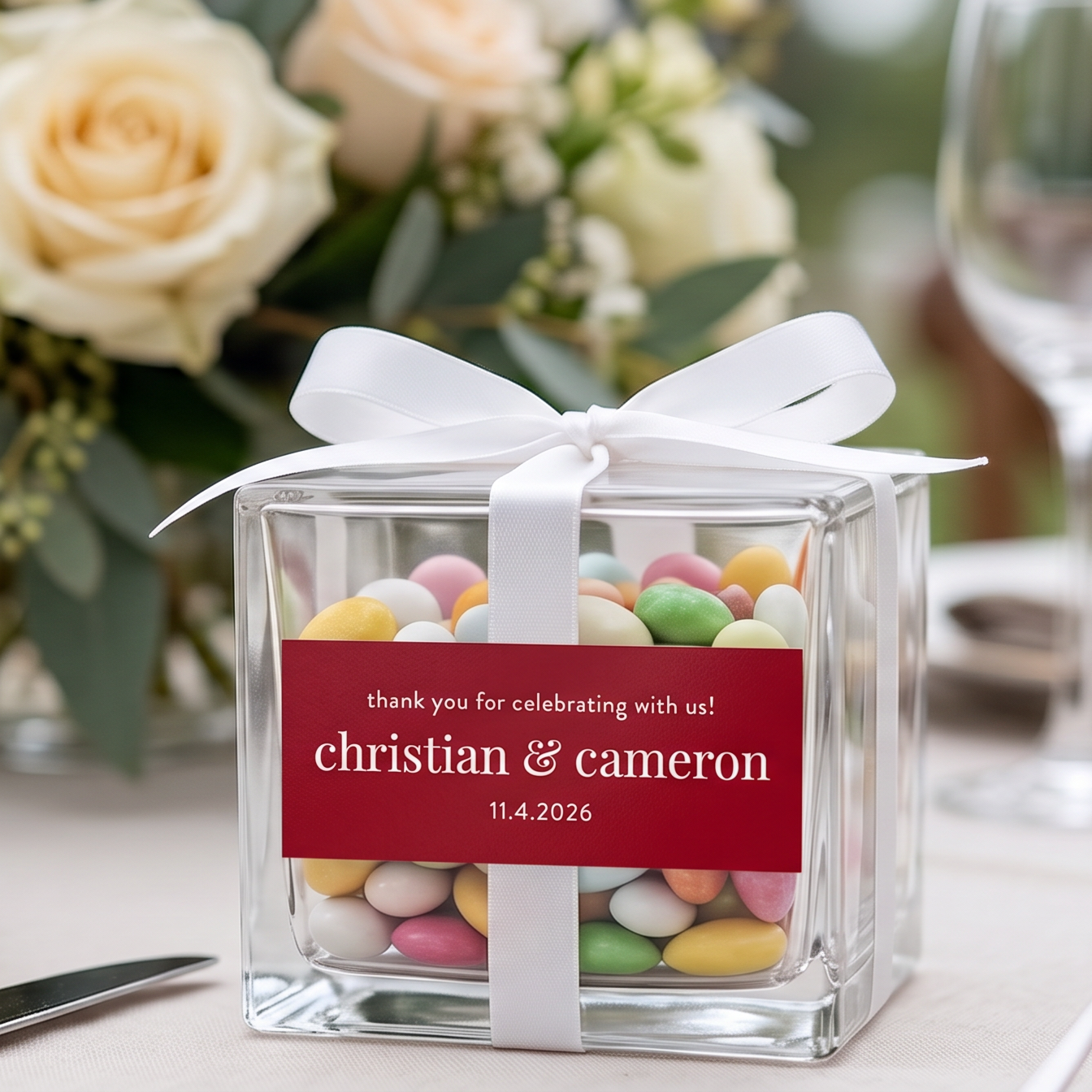 Wedding Favor Sticker Set