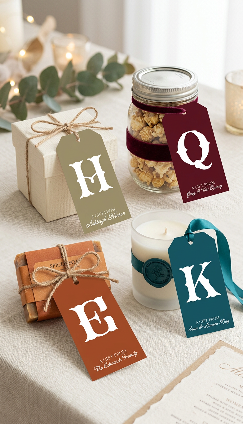 Fall Tuscan Gift Tag Set