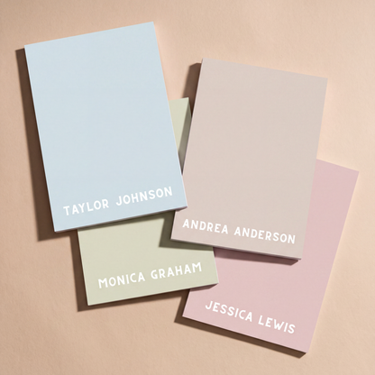 Personalized Blaire Notepad | Blue