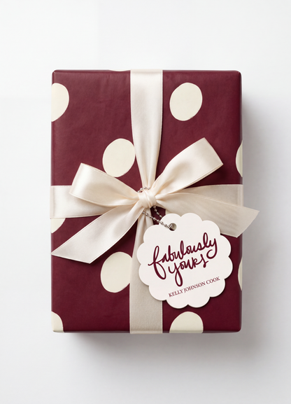 Crimson Red Polka Dot Wrapping Paper