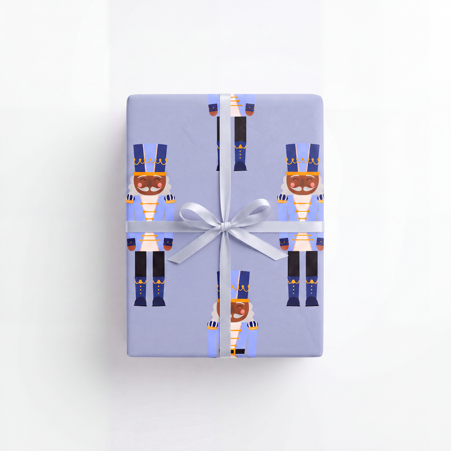 Black Nutcracker Pattern Wrapping Paper