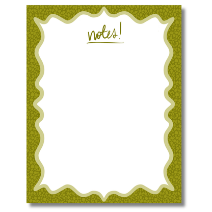 Leopard Notepad | Green