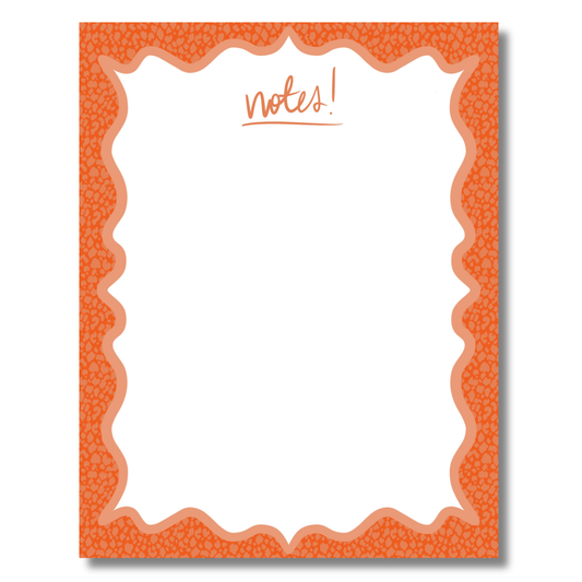 Leopard Notepad | Orange