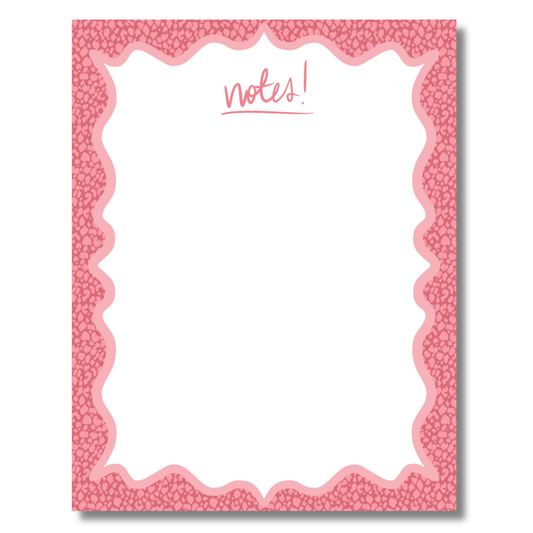 Leopard Notepad | Pink