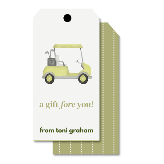 Golf Gift Tags | Green
