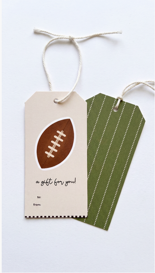 Football Gift Tag Set