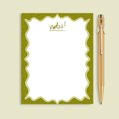 Leopard Notepad | Green