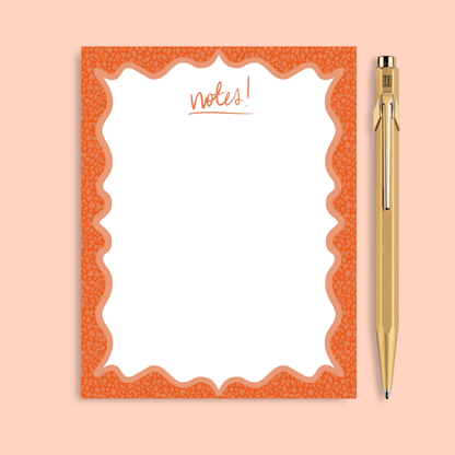 Leopard Notepad | Orange