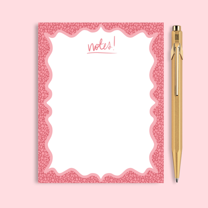 Leopard Notepad | Pink