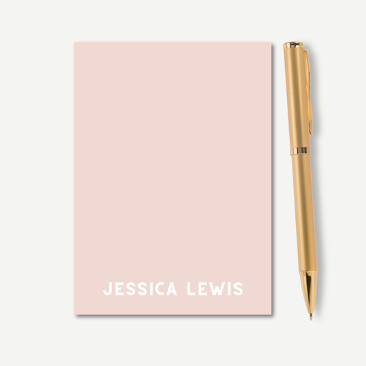 Personalized Blaire Notepad | Pink