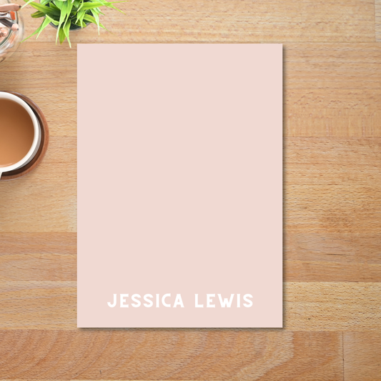 Personalized Blaire Notepad | Pink