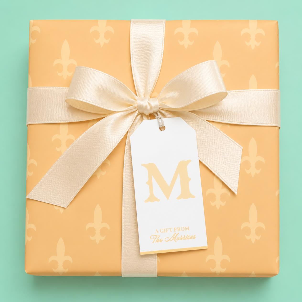Golden Fleur-de-Lis Gift Wrapping Paper